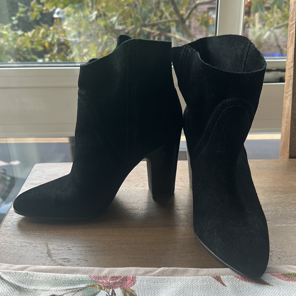 Vince Camuto Black Suede Bootie